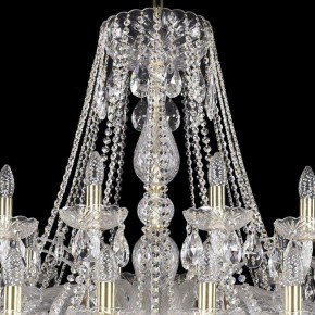 Подвесная люстра Bohemia Ivele Crystal 1411 1411/24+12/460/G в Губкинском - gubkinskiy.mebel24.online | фото 4