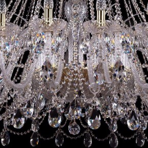 Подвесная люстра Bohemia Ivele Crystal 1411 1411/24/530/G в Губкинском - gubkinskiy.mebel24.online | фото 3