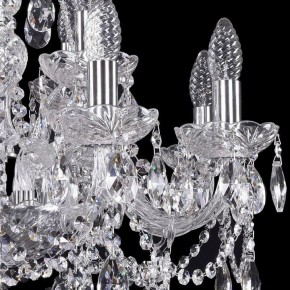 Подвесная люстра Bohemia Ivele Crystal 1411 1411/8+4/195/Ni в Губкинском - gubkinskiy.mebel24.online | фото 2