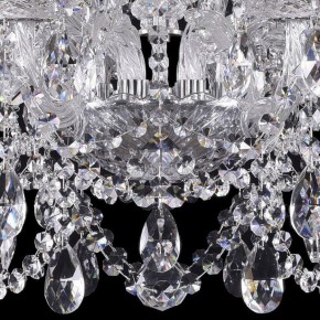 Подвесная люстра Bohemia Ivele Crystal 1411 1411/8+4/195/Ni в Губкинском - gubkinskiy.mebel24.online | фото 3