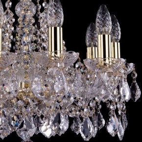 Подвесная люстра Bohemia Ivele Crystal 1413 1413/10/165/G/Leafs в Губкинском - gubkinskiy.mebel24.online | фото 2
