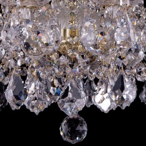 Подвесная люстра Bohemia Ivele Crystal 1413 1413/10/165/G/Leafs в Губкинском - gubkinskiy.mebel24.online | фото 3