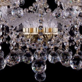 Подвесная люстра Bohemia Ivele Crystal 1413 1413/10+5/300/G/Balls в Губкинском - gubkinskiy.mebel24.online | фото 4