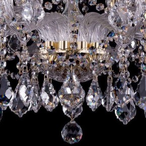 Подвесная люстра Bohemia Ivele Crystal 1413 1413/10+5/300/G/Leafs в Губкинском - gubkinskiy.mebel24.online | фото 3