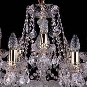 Подвесная люстра Bohemia Ivele Crystal 1413 1413/10+5/300/G/Leafs в Губкинском - gubkinskiy.mebel24.online | фото 4