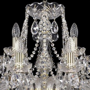 Подвесная люстра Bohemia Ivele Crystal 1413 1413/12+6/300/G в Губкинском - gubkinskiy.mebel24.online | фото 4