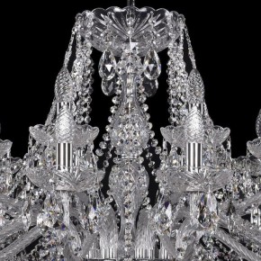 Подвесная люстра Bohemia Ivele Crystal 1413 1413/16+8/400/Ni в Губкинском - gubkinskiy.mebel24.online | фото 4