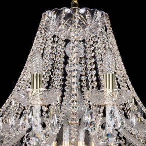 Подвесная люстра Bohemia Ivele Crystal 1413 1413/18/400/G в Губкинском - gubkinskiy.mebel24.online | фото 4