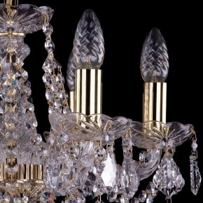 Подвесная люстра Bohemia Ivele Crystal 1413 1413/6/141/G/Leafs в Губкинском - gubkinskiy.mebel24.online | фото 2
