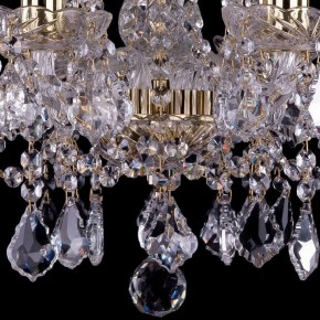 Подвесная люстра Bohemia Ivele Crystal 1413 1413/6/141/G/Leafs в Губкинском - gubkinskiy.mebel24.online | фото 3