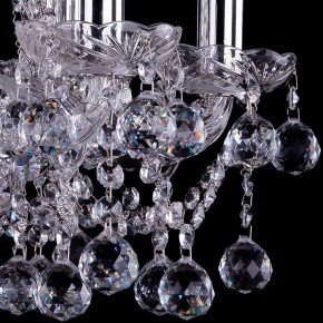Подвесная люстра Bohemia Ivele Crystal 1413 1413/6/141/Ni/Balls в Губкинском - gubkinskiy.mebel24.online | фото 3