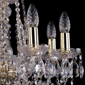 Подвесная люстра Bohemia Ivele Crystal 1413 1413/8/165/G/Tube в Губкинском - gubkinskiy.mebel24.online | фото 2