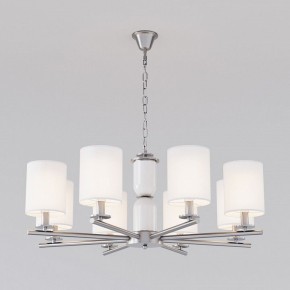 Подвесная люстра Eurosvet Caprera 60146/8 никель в Губкинском - gubkinskiy.mebel24.online | фото 2