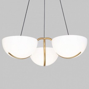 Подвесная люстра Eurosvet Emisfero 50083/3 LED золото в Губкинском - gubkinskiy.mebel24.online | фото