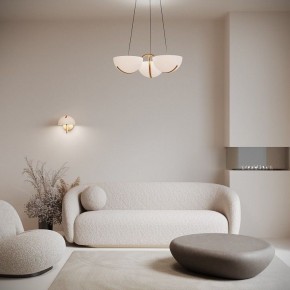 Подвесная люстра Eurosvet Emisfero 50083/3 LED золото в Губкинском - gubkinskiy.mebel24.online | фото 4