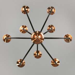 Подвесная люстра Eurosvet Lazzaro 60098/9 черный в Губкинском - gubkinskiy.mebel24.online | фото 4
