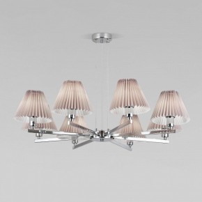 Подвесная люстра Eurosvet Peony 60136/8 хром/серый в Губкинском - gubkinskiy.mebel24.online | фото 2
