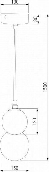 Подвесная люстра Eurosvet Polar 50251/1 LED белый в Губкинском - gubkinskiy.mebel24.online | фото 3