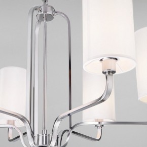 Подвесная люстра Eurosvet Purezza 60128/6 хром в Губкинском - gubkinskiy.mebel24.online | фото 5