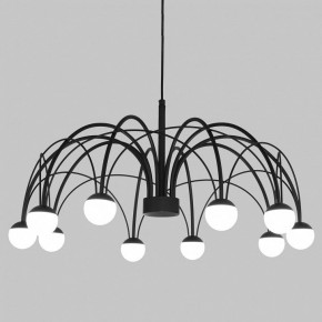 Подвесная люстра Eurosvet Ragno 90034/10 LED черный в Губкинском - gubkinskiy.mebel24.online | фото