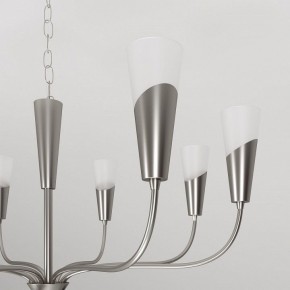 Подвесная люстра Eurosvet Rhyton 60167/8 никель в Губкинском - gubkinskiy.mebel24.online | фото 8