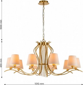 Подвесная люстра Favourite Ketten 2867-10P в Губкинском - gubkinskiy.mebel24.online | фото 4