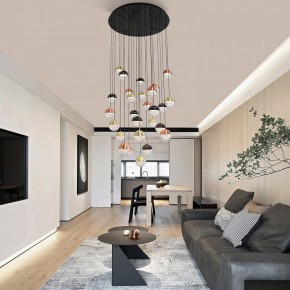 Подвесная люстра Favourite Luna 4371-27P в Губкинском - gubkinskiy.mebel24.online | фото 3