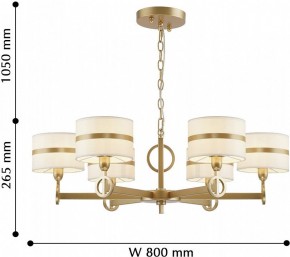 Подвесная люстра Favourite Mateo 2634-6P в Губкинском - gubkinskiy.mebel24.online | фото 8
