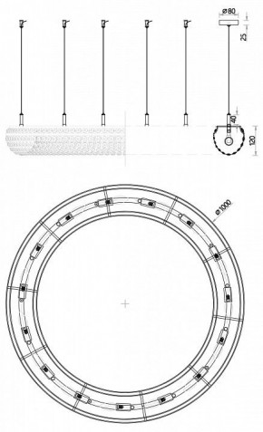 Подвесная люстра Favourite Monilibus 4015-15P в Губкинском - gubkinskiy.mebel24.online | фото 5