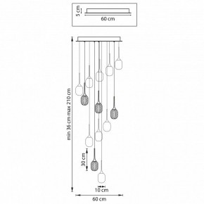 Подвесная люстра Lightstar Acrile 738131 в Губкинском - gubkinskiy.mebel24.online | фото 7