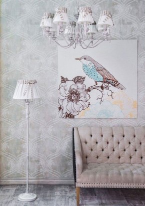 Подвесная люстра Maytoni Bird ARM013-08-W в Губкинском - gubkinskiy.mebel24.online | фото 4