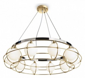 Подвесная люстра Maytoni Carcass MOD312PL-10GCH в Губкинском - gubkinskiy.mebel24.online | фото 2