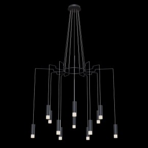 Подвесная люстра Maytoni Davida MOD035PL-12B в Губкинском - gubkinskiy.mebel24.online | фото 3