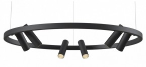 Подвесная люстра Maytoni Halo MOD102PL-L42BK в Губкинском - gubkinskiy.mebel24.online | фото