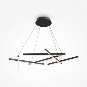 Подвесная люстра Maytoni Line MOD016PL-L80BK в Губкинском - gubkinskiy.mebel24.online | фото 2