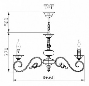 Подвесная люстра Maytoni Perla ARM337-07-R в Губкинском - gubkinskiy.mebel24.online | фото 6