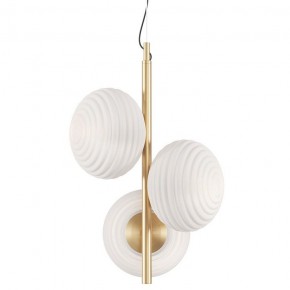 Подвесная люстра Maytoni Reels MOD268PL-03G в Губкинском - gubkinskiy.mebel24.online | фото