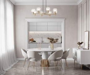 Подвесная люстра Maytoni Vision MOD411PL-08G в Губкинском - gubkinskiy.mebel24.online | фото 5