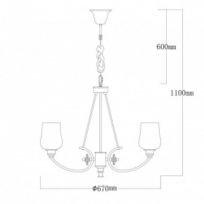Подвесная люстра MW-Light Палермо 27 386017706 в Губкинском - gubkinskiy.mebel24.online | фото 9