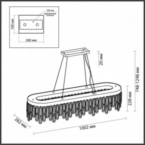 Подвесная люстра Odeon Light Dakisa 4986/12 в Губкинском - gubkinskiy.mebel24.online | фото 6