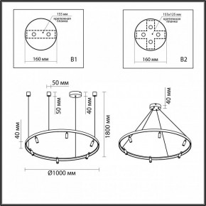 Подвесная люстра Odeon Light Fonda 4317/93L в Губкинском - gubkinskiy.mebel24.online | фото 6