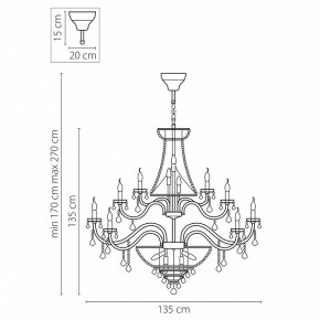 Подвесная люстра Osgona Classic 700511 в Губкинском - gubkinskiy.mebel24.online | фото 3