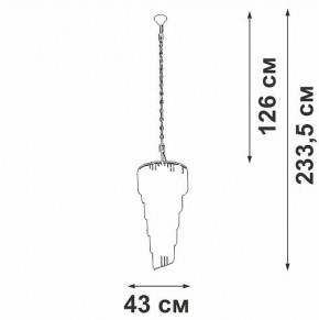 Подвесная люстра Vitaluce V5311 V5311-8/13 в Губкинском - gubkinskiy.mebel24.online | фото 4