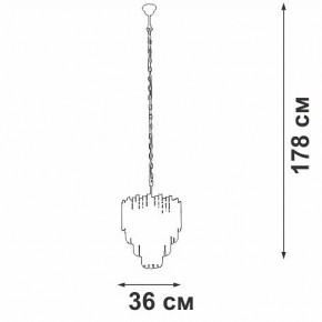 Подвесная люстра Vitaluce V58470 V58470-8/5 в Губкинском - gubkinskiy.mebel24.online | фото 4