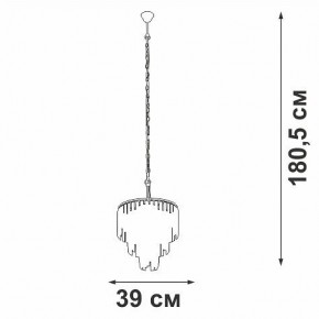 Подвесная люстра Vitaluce V5867 V5867-8/10 в Губкинском - gubkinskiy.mebel24.online | фото 5