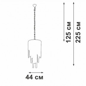 Подвесная люстра Vitaluce V5885 V5885-9/7 в Губкинском - gubkinskiy.mebel24.online | фото 3