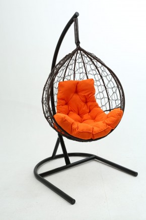 Подвесное кресло Бароло (коричневый/оранжевый) в Губкинском - gubkinskiy.mebel24.online | фото