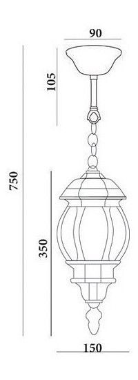 Подвесной светильник Feron 8105 11103 в Губкинском - gubkinskiy.mebel24.online | фото 4