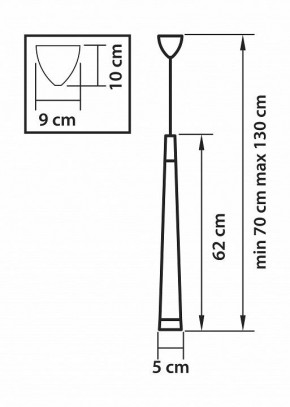 Подвесной светильник Lightstar Punto 807014 в Губкинском - gubkinskiy.mebel24.online | фото 3