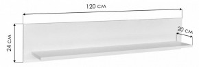 Полка навесная Бэль 10.107 в Губкинском - gubkinskiy.mebel24.online | фото 5